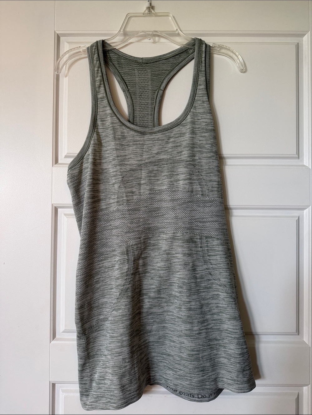 lululemon athletica Heather Gray Racerback Tank
